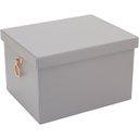 Ver imagem 2 de HOME&CO CAIXA ORGANIZADORA SINTÉTICO CINZA 2PÇ