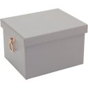 Ver imagem 3 de HOME&CO CAIXA ORGANIZADORA SINTÉTICO CINZA 2PÇ