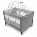 Ver imagem 3 de Berço Portátil Infantil Cercado Desmontável com Mosquiteiro - Rosa