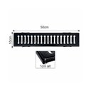 Ver imagem 5 de Kit 5 Ralo Grelha com Caixilho Aço Galvanizado Preto 10x50cm