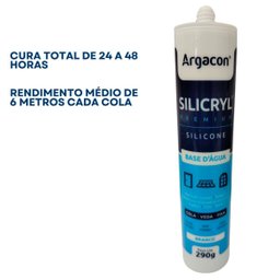 Silicone Silicryl Base D Água Premium (290g) Argacon - 3