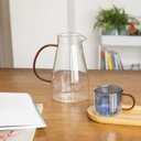 Ver imagem 4 de Jarra de vidro com alça 1,8l - Oikos