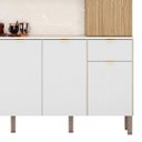 Ver imagem 7 de Cozinha Compacta 8 Portas 161cm Soul K02 Freijó/ártico - Mpozenato