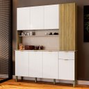 Ver imagem 2 de Cozinha Compacta 8 Portas 161cm Soul K02 Freijó/ártico - Mpozenato