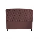 Ver imagem 2 de Kit de Quarto Cabeceira de Cama Box e Calçadeira Baú Dubai King 195 Cm Suede Rosê do Lar Móveis