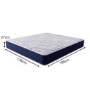 Ver imagem 5 de Cama Box Casal Colchão Velvet Molas Ensacadas Portobel 138x188x57cm