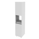 Ver imagem 1 de Armário Multiuso 2 Portas 1 Nicho BL3312 Branco - Tecno Mobili