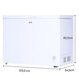 Freezer e Conservador Horizontal Hq 315 Litros Branco Hq-315cfh 110v - 2