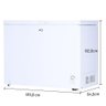 Freezer e Conservador Horizontal Hq 315 Litros Branco Hq-315cfh 110v - 2