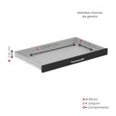 Ver imagem 6 de Mapoteca Mont 5 Gavetas 71,3cm x 120,4cm Aço Branco/Preto