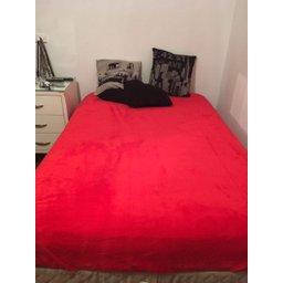Lençol Avulso Plush em Microfibra Vermelho - 3