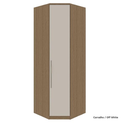 Guarda Roupa Modulado 01 Porta 245cm Canto Oblíquo Setiba