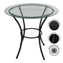 Ver imagem 2 de Jogo de Mesa 4 Cadeiras Happy Hour Estrutura em Aço Fibra Sintética Tampo de Vidro Preto Acesse