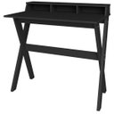 Ver imagem 4 de Escrivaninha Multiuso Retrô Mesa Tipo Cavalete Itália Preto