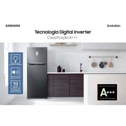 Geladeira Samsung Evolution Inverter Duplex 440L Inox Preto Bivolt RT43 - 5