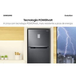 Geladeira Samsung Evolution Inverter Duplex 440L Inox Preto Bivolt RT43 - 4