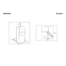 Geladeira Samsung Evolution Inverter Duplex 440L Inox Preto Bivolt RT43 - 11