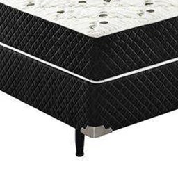 Cama Box Conjugado Casal Espuma Ortopédica - 42x138x188cm:Branco - 4