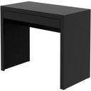 Ver imagem 5 de Escrivaninha Mesa de Escritório 90 Cm 1 Gaveta Preto