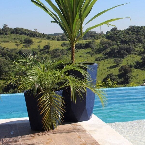 Vaso Octogonal Japi | MadeiraMadeira