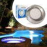 Luminária Piscina Led Smd Ø125mm Cromada 9w Luz 6500k St1059 - 5