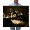 Quadro Decorativo Rembrandt A Lição de Anatomia do Dr Tulp:Grande 77x64cm/Chassi com Borda Infinita - 1