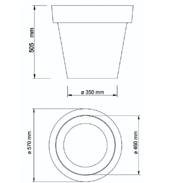 Vaso Redondo Essencial Japi - 3