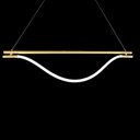 Ver imagem 2 de Pendente Moderno Hose Dourado 80cm Led 30w 3000k Bivolt Ds8254 Delis