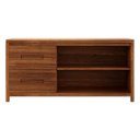 Ver imagem 7 de Conjunto Sala Jantar Nature: Cristaleira, Buffet, Mesa, Banco e Cadeiras Madeira Pinus Rústico Escur