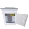 Gabinete em Plástico Abs Tanque com Esfregadeira Lateral de Fibra 40 Litros e Torneira de Mesa - 5