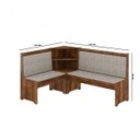 Ver imagem 5 de Conjunto Sala de Jantar Mesa e 4 Cadeiras Canto Alemão Sonetto Móveis