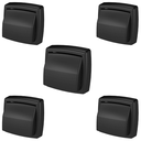 Ver imagem 1 de Kit 5 Acabamento Valvula Descarga Deca Hydra Max Abs Preto