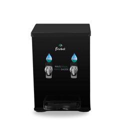 Bebedouro de Água 10 Litros Office Black Ra010 Frisbel 220v - 1 Gelada 1 Natural - 2