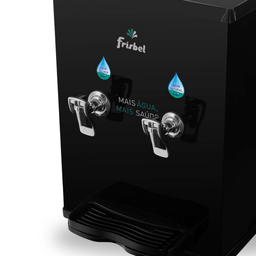 Bebedouro de Água 10 Litros Office Black Ra010 Frisbel 220v - 1 Gelada 1 Natural - 3
