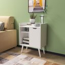 Ver imagem 1 de Buffet Aparador Sala de Estar 60cm 3 Nichos e 1 Porta Vivi T02-D'Rossi
