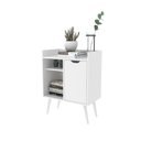 Ver imagem 2 de Buffet Aparador Sala de Estar 60cm 3 Nichos e 1 Porta Vivi T02-D'Rossi