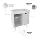 Ver imagem 4 de Buffet Aparador Sala de Estar 60cm 3 Nichos e 1 Porta Vivi T02-D'Rossi