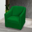 Ver imagem 2 de Poltrona Decorativa para Sala Recepção Consultório Manicure Cadeira Mila Suede