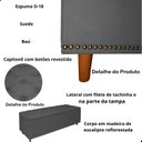 Ver imagem 5 de Kit Cabeceira e Calçadeira com Baú 160 Cm King Casal Diana Suede