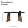 Mesa para Escritório Diretor Presidente 180cm 5388 Madesa - 3