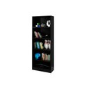 Ver imagem 1 de Estante de Escritório ME4141 c/ 4 Prateleiras Preto - Tecno Mobili