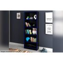 Ver imagem 3 de Estante de Escritório ME4141 c/ 4 Prateleiras Preto - Tecno Mobili