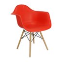 Ver imagem 1 de Cadeira Charles Eames Eiffel com Braço Preta Branca Bege Outras