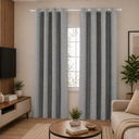 Ver imagem 2 de Cortina Blackout Linho 4,00m X 2,60m Sala Quarto Janelas Cinza