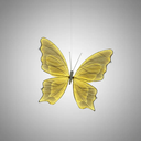 Ver imagem 3 de Borboleta Iluminada LED 80cm Glitter Branco Quente 220V Natal 220V