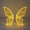 Ver imagem 4 de Borboleta Iluminada LED 80cm Glitter Branco Quente 220V Natal 220V