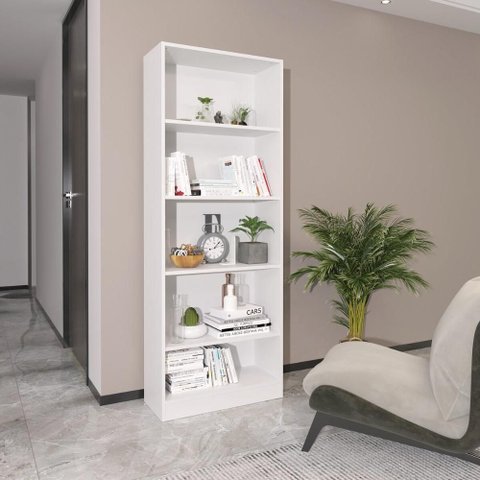 Estante Escritório Multiuso 60 Cm Multimóveis Cr25039 Branco