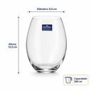 Ver imagem 2 de Conjunto 6 Copos de Cristal Bohemia Cristallin Verre 560ml