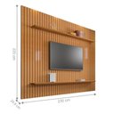 Ver imagem 3 de Painel Ripado até 60 Polegadas Durham Cinamomo