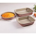 Ver imagem 2 de Jogo de Assadeiras Tramontina Alumínio Antiaderente Starflon Max Mocaccino 3 Peças